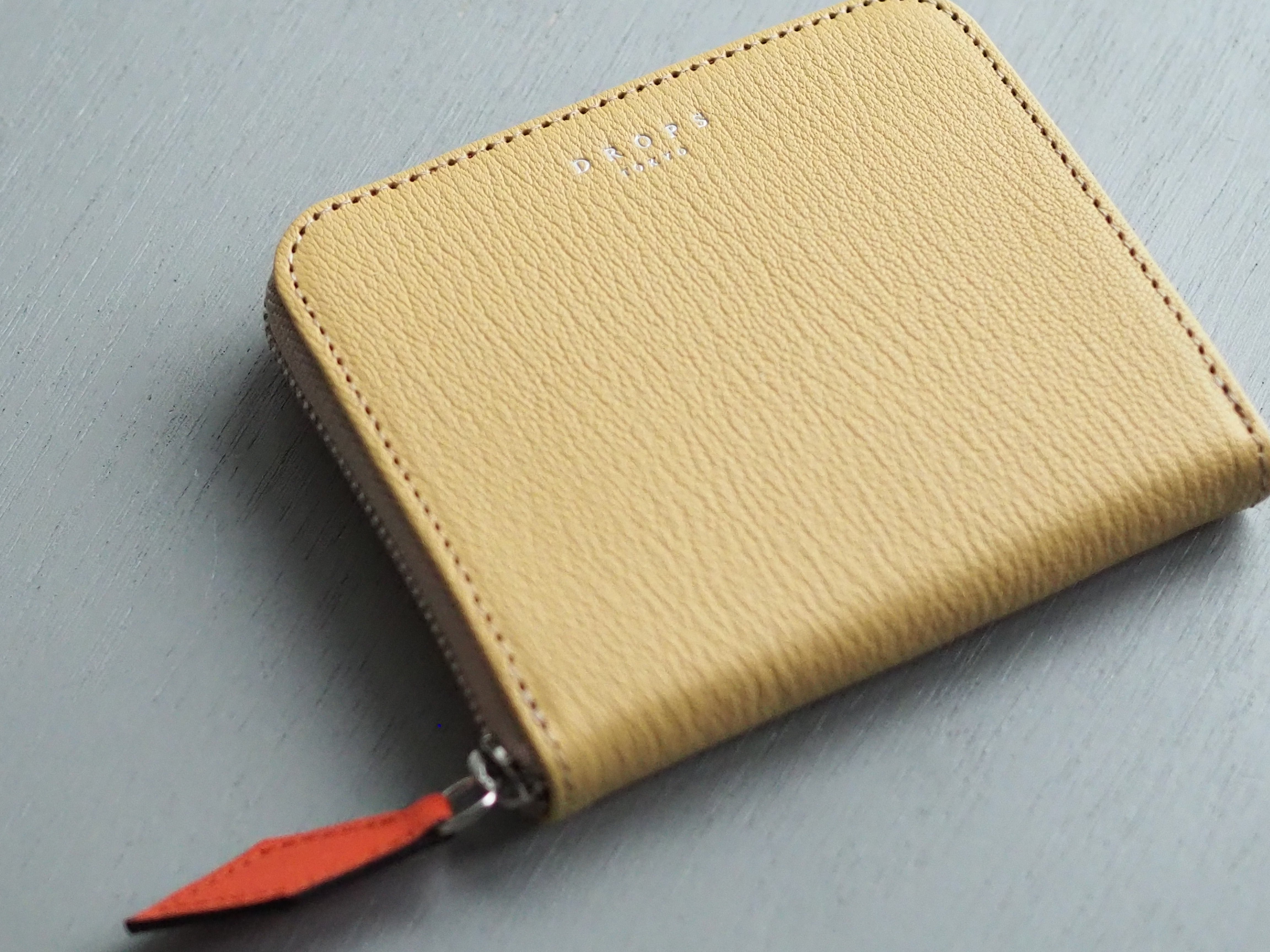 Square Around fastener wallet フォイン✕オレンジポピー – DROPS TOKYO